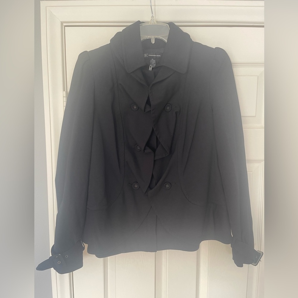 INC International Concepts Black Jacket - Size XL